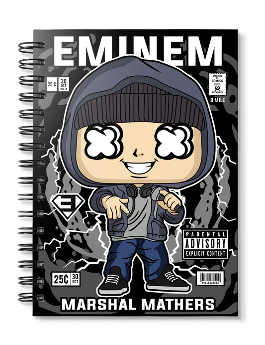 Eminem 8 Mile Pop Art Notebook