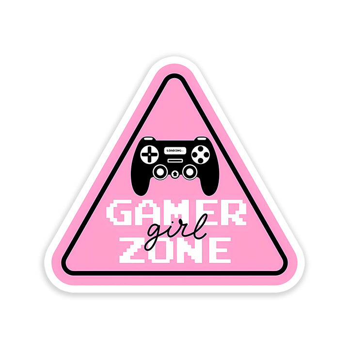 Gamer Zone Girl Sticker