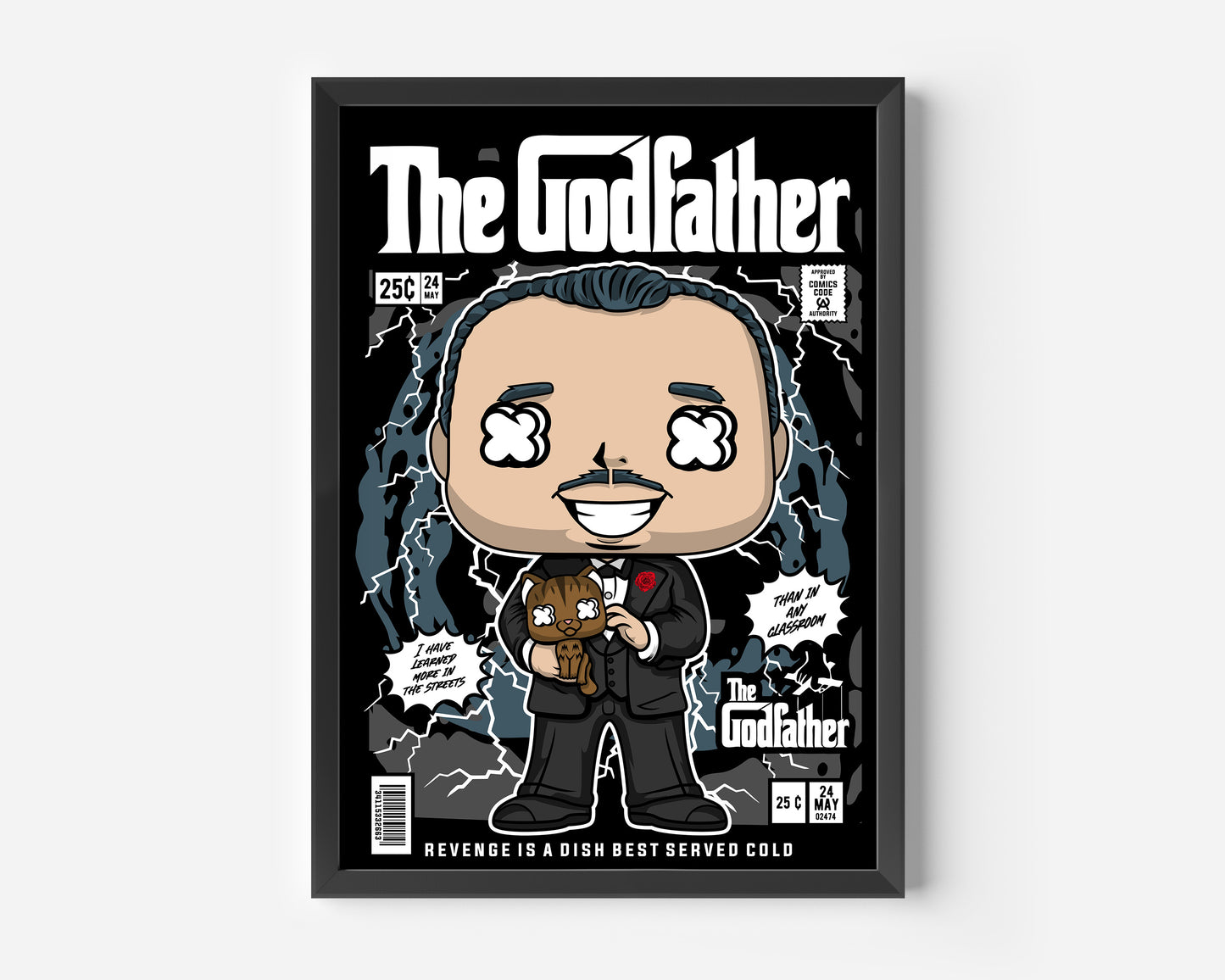 Godfather Vito Corleone Pop Poster