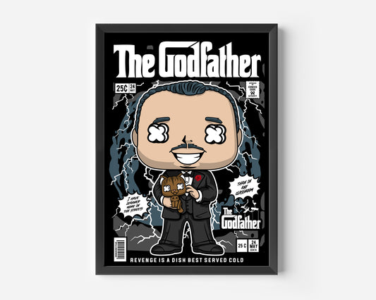 Godfather Vito Corleone Pop Poster