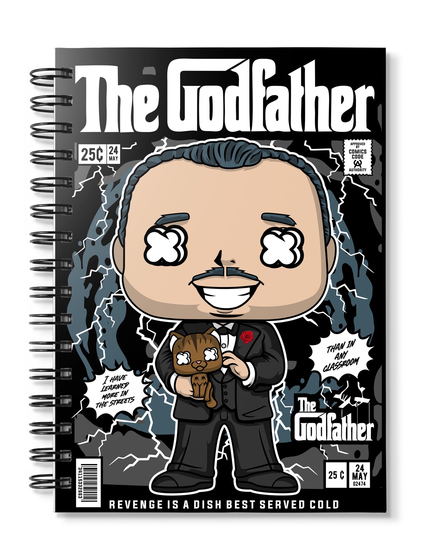 Godfather Vito Corleone Pop Art Notebook