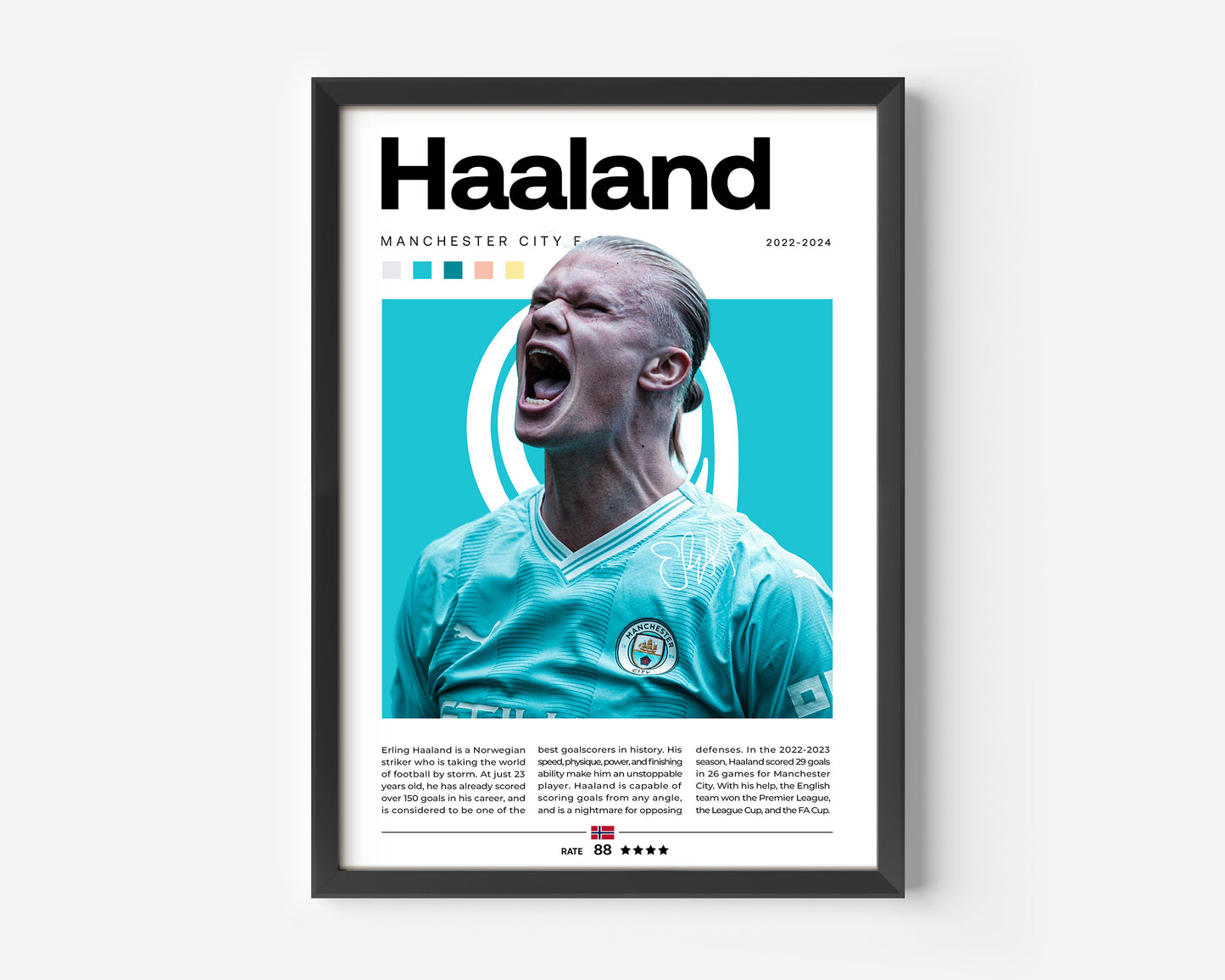 Erling Haaland Poster