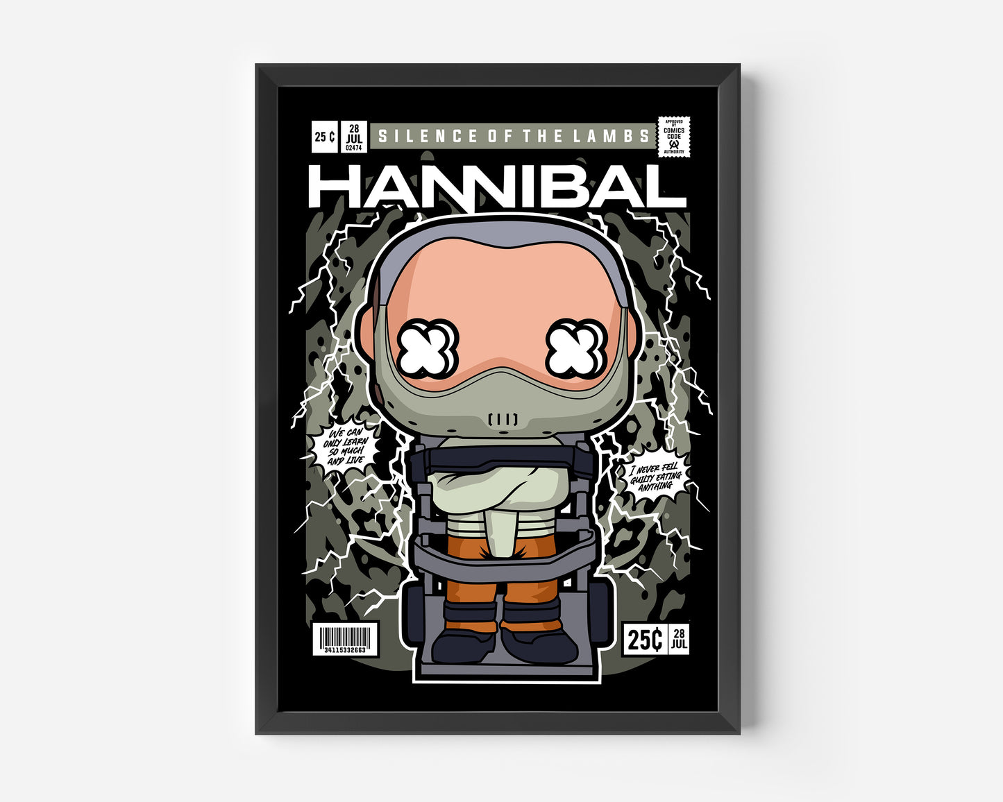 Hannibal Lector Silence of the Lambs Pop Poster