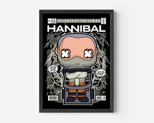 Hannibal Lector Silence of the Lambs Pop Poster