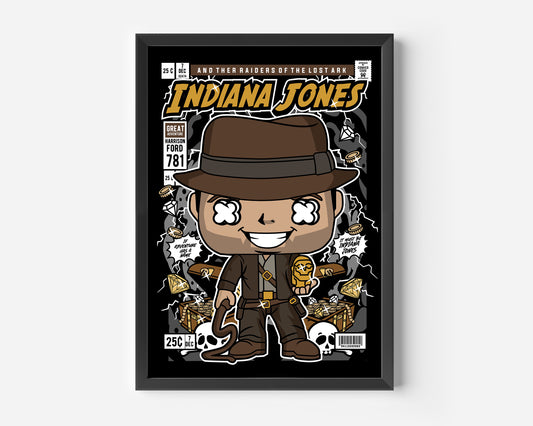 Indiana Jones Pop Poster