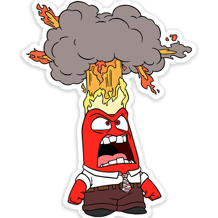 Anger InsideOut Sticker