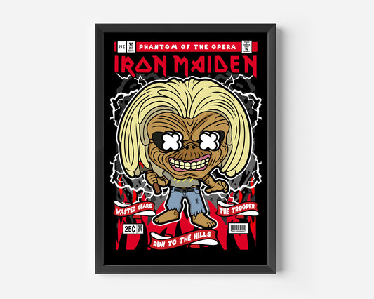 Iron Maiden Killer Eddie Pop Poster