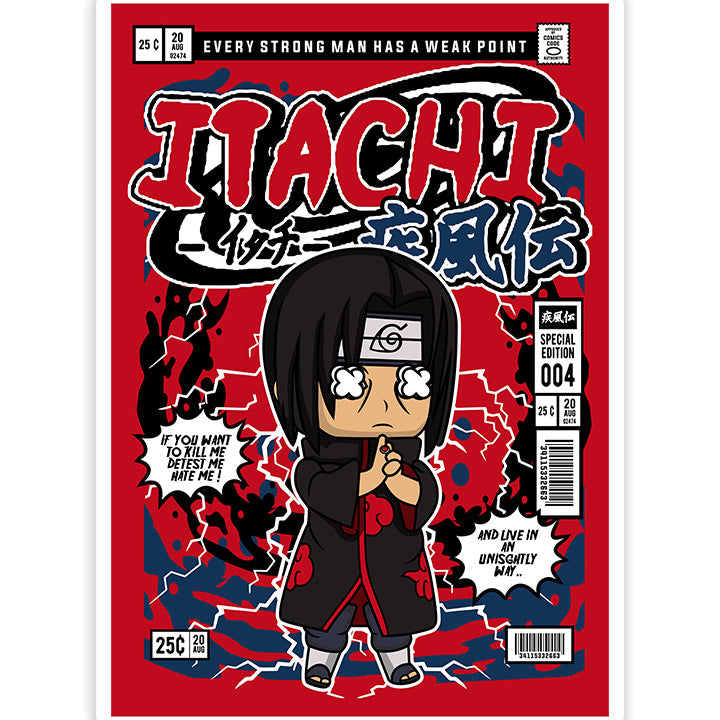 Itachi Uchiha pop Art Sticker