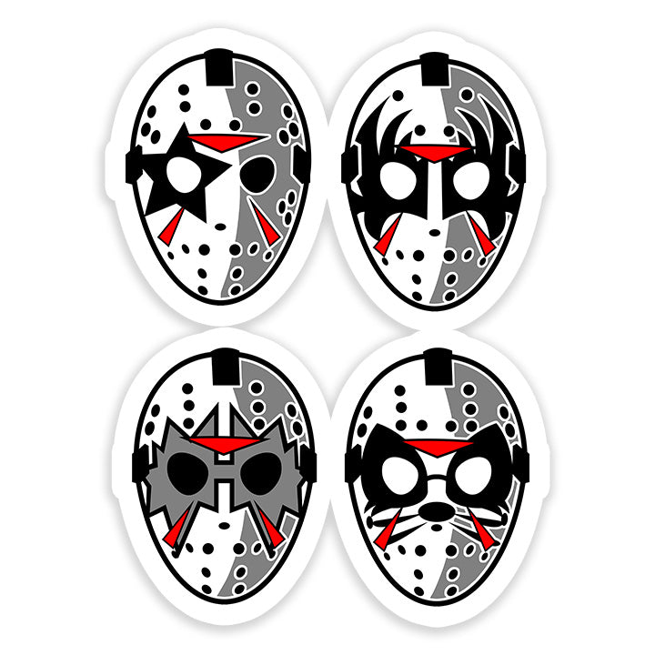 Jason Rock Faces Sticker