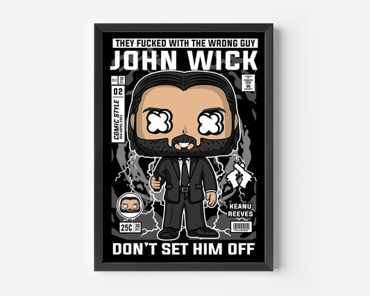 John Wick Pop Poster