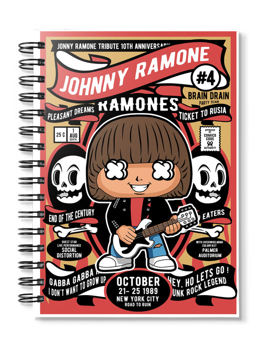 Johnny Ramone Pop Art Notebook