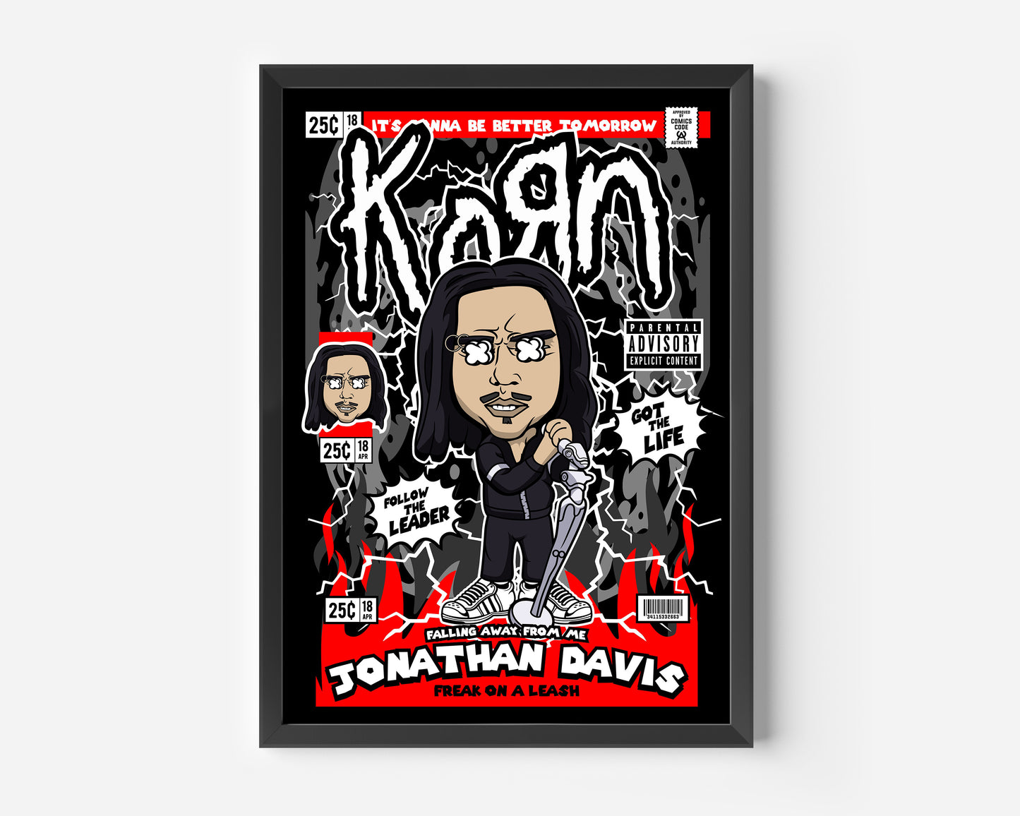 Jonathan Davis KoRn Pop Poster