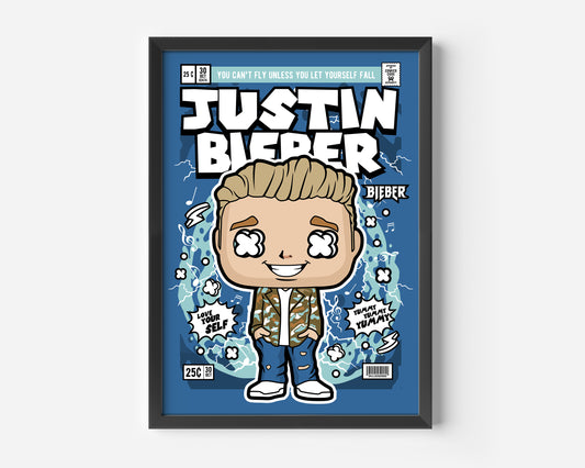 Justin Bieber Pop Poster