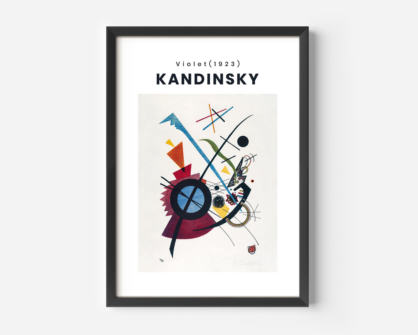 Wassily Kandinsky (1923) Poster