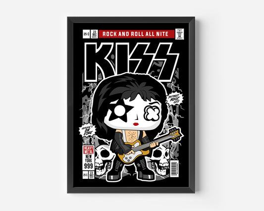 Kiss Pop Poster