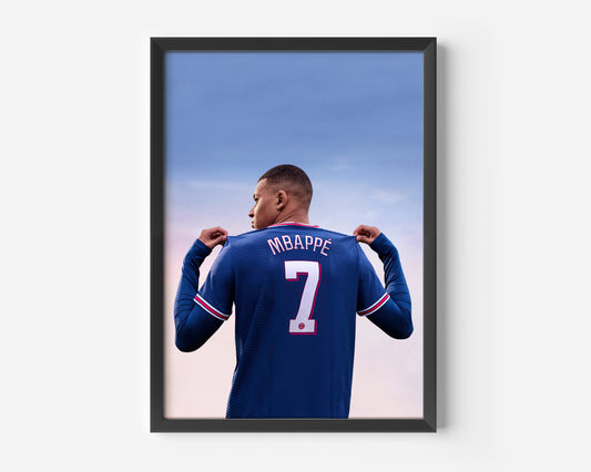 Kylian Mbappe PSG Poster