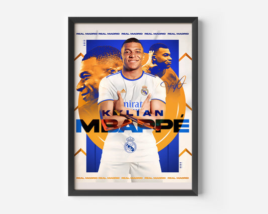 Kylian Mbappe RM Poster