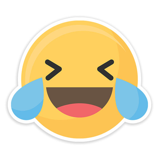 Laughing face emoticon Sticker