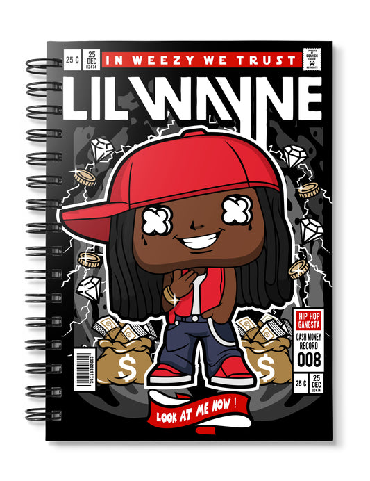 Lil Wayne Pop Art Notebook