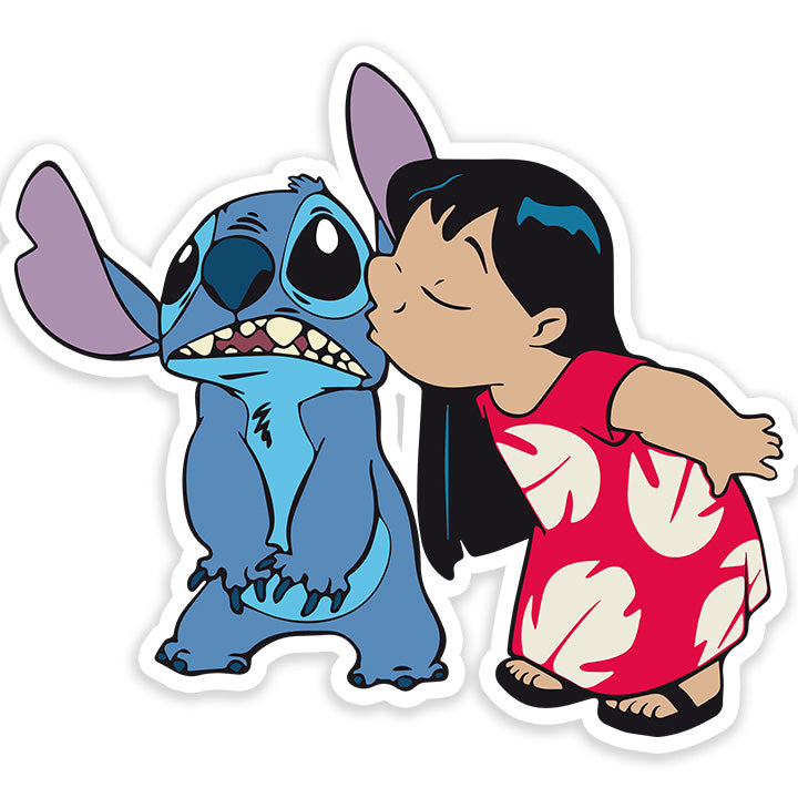 Lilo & Stitch kiss Sticker – Dank N Drip