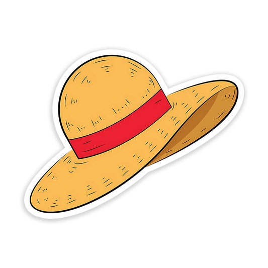 Luffy hat One Piece Sticker