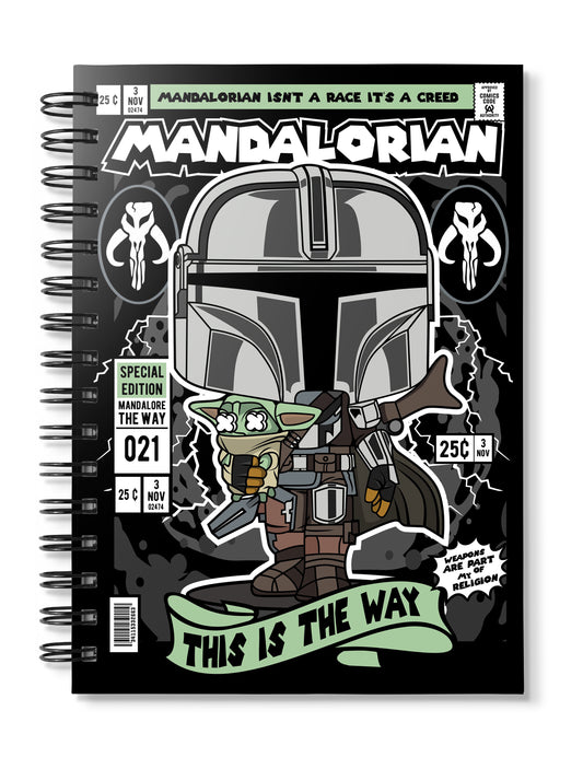 Mandalorian Pop Art Notebook