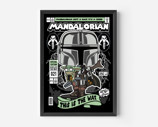 Mandalorian Pop Poster