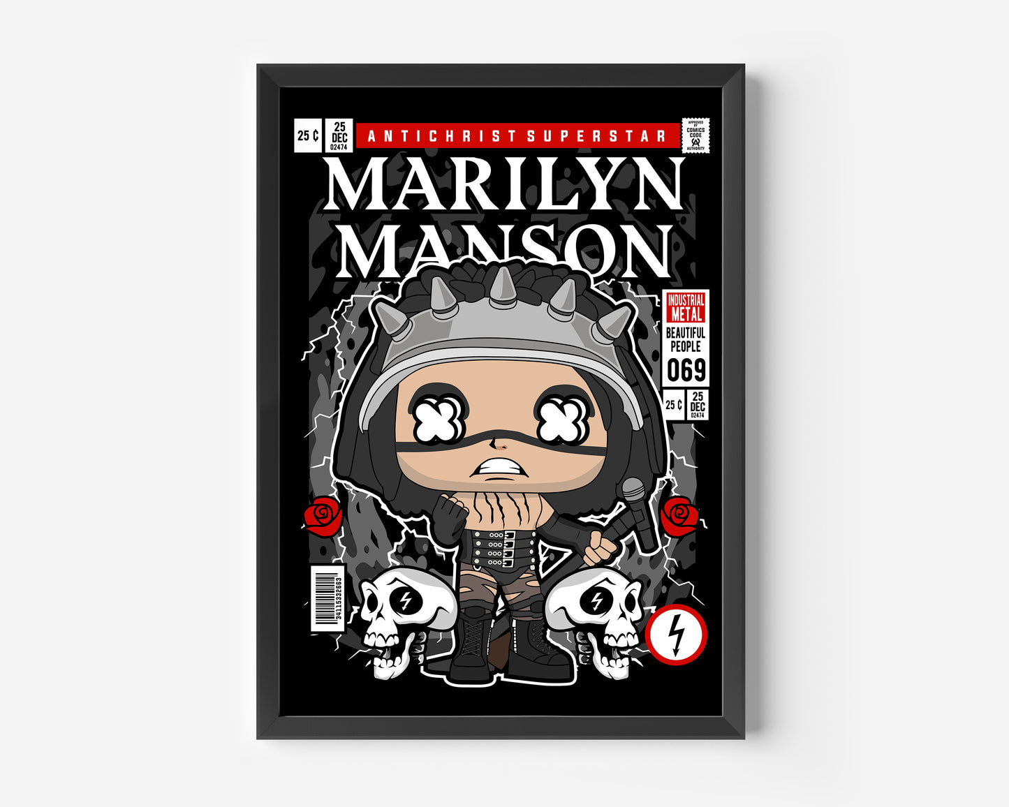 Marilyn Manson Pop Poster