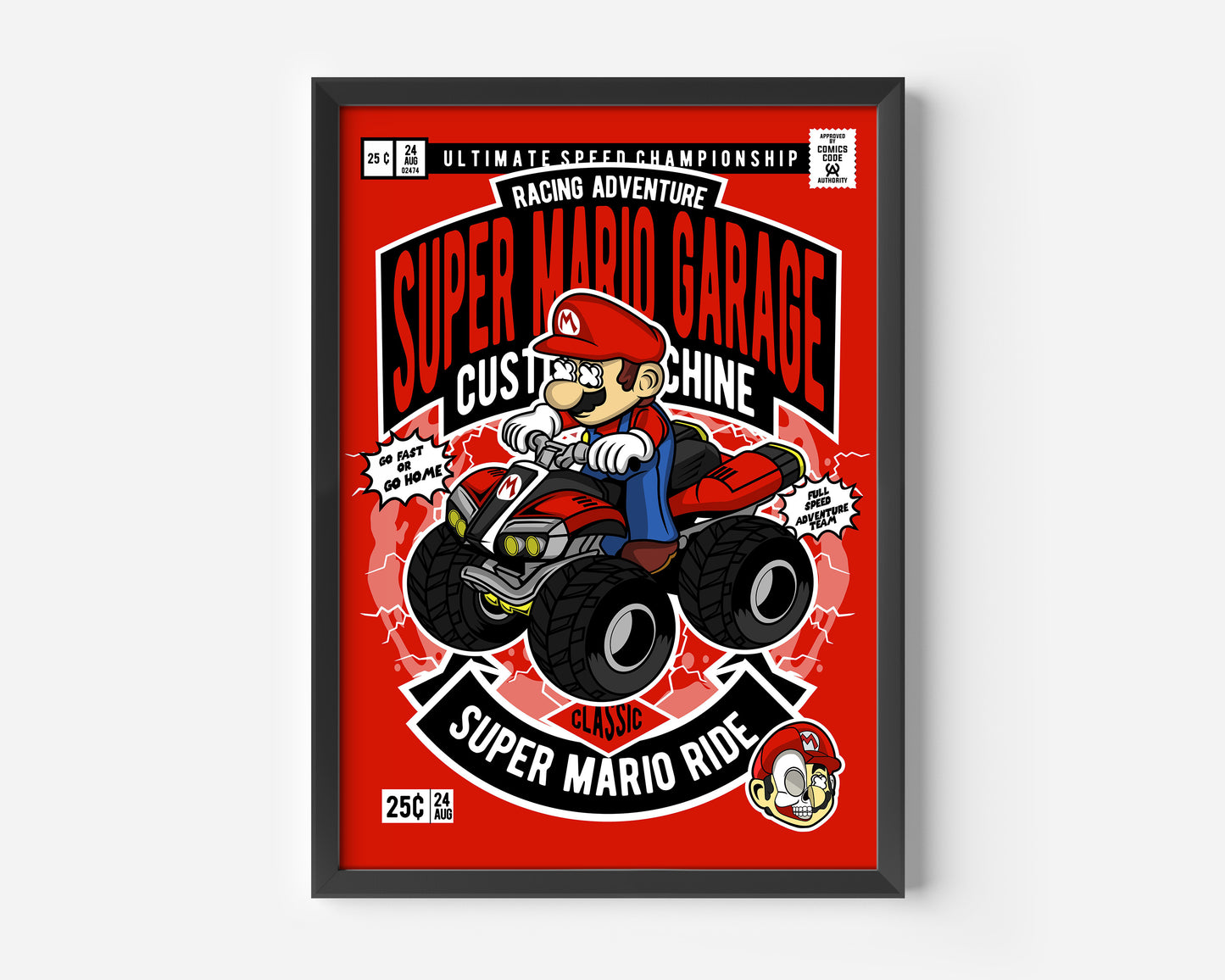 Mario Ride Pop Poster