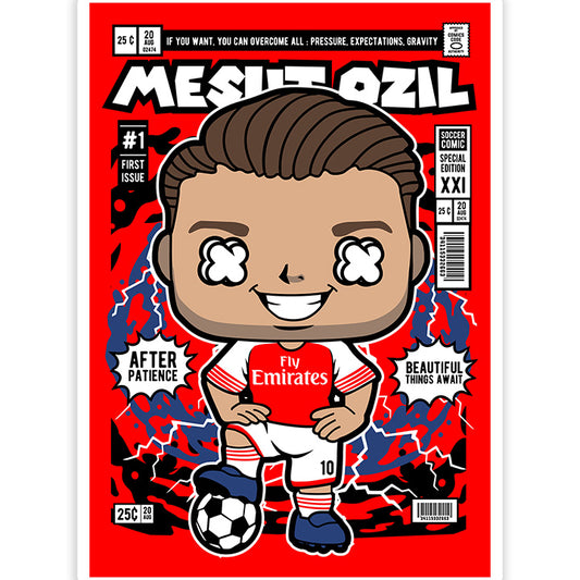 Mesut Ozil pop Art Sticker