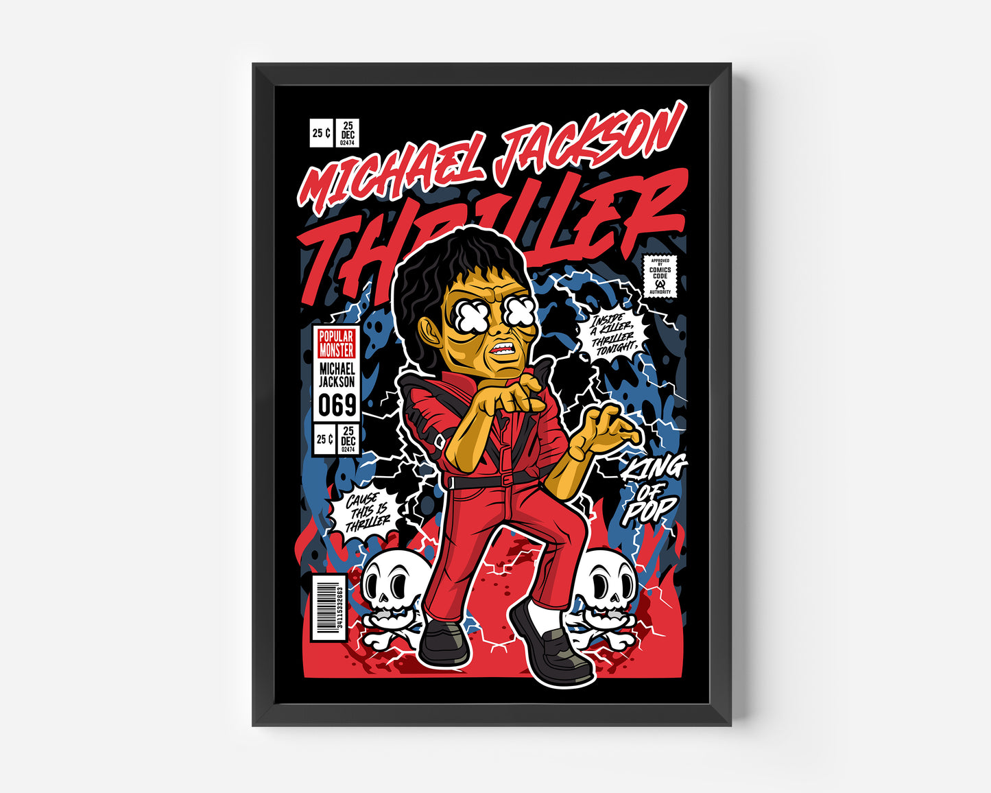 Michael Jackson Thriller Pop Poster