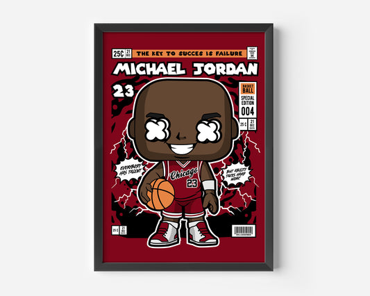 Michael Jordan Pop Poster