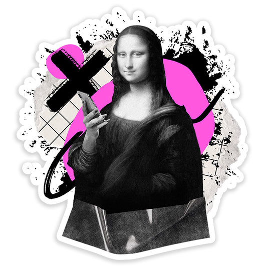 Mona Lisa Remixed Sticker