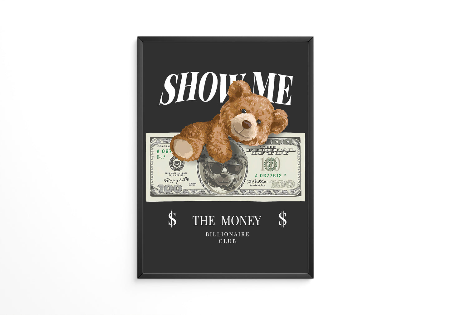 Money Bear Poster