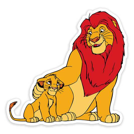 Mufasa & Simba Sticker