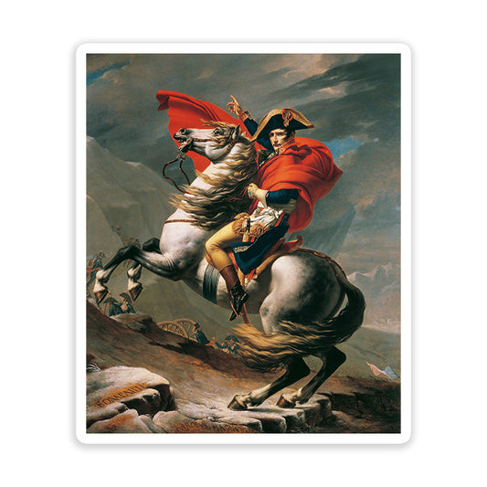 Napoleon Crossing the Alps Sticker