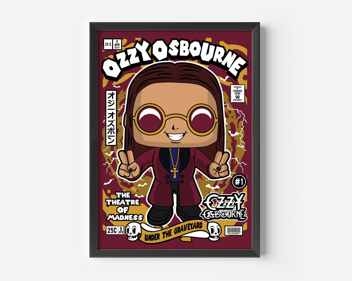 Ozzy Osbourne Pop Poster