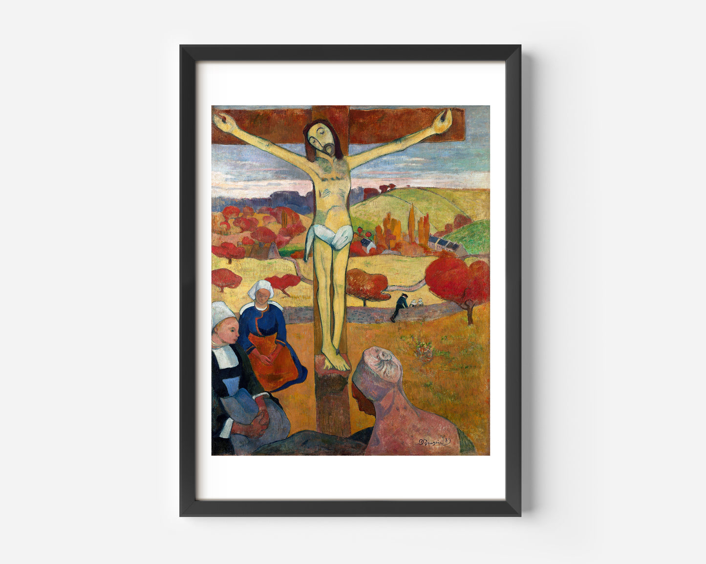 Paul Gauguin The Yellow Christ Poster