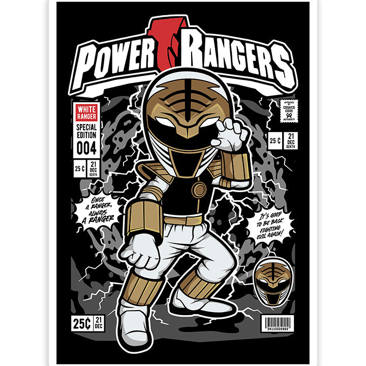 Power Ranger pop Art Sticker