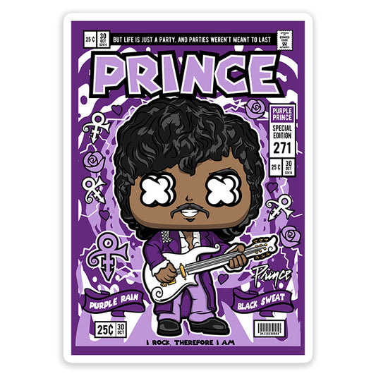 Prince pop Art Sticker