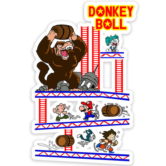 Donkey boll Sticker