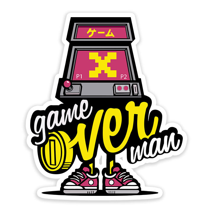 Game over man Sticker