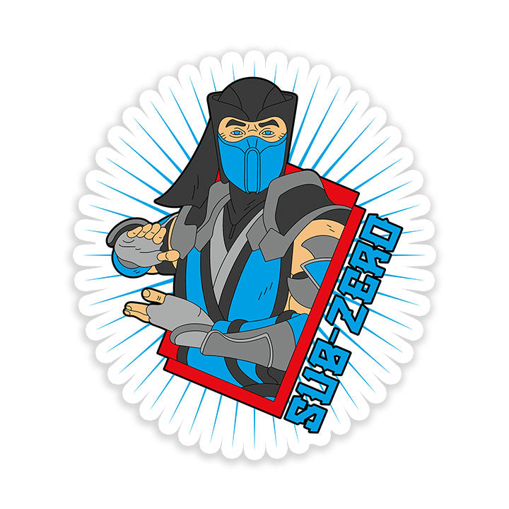 Sub Zero Street Fighter Sticker