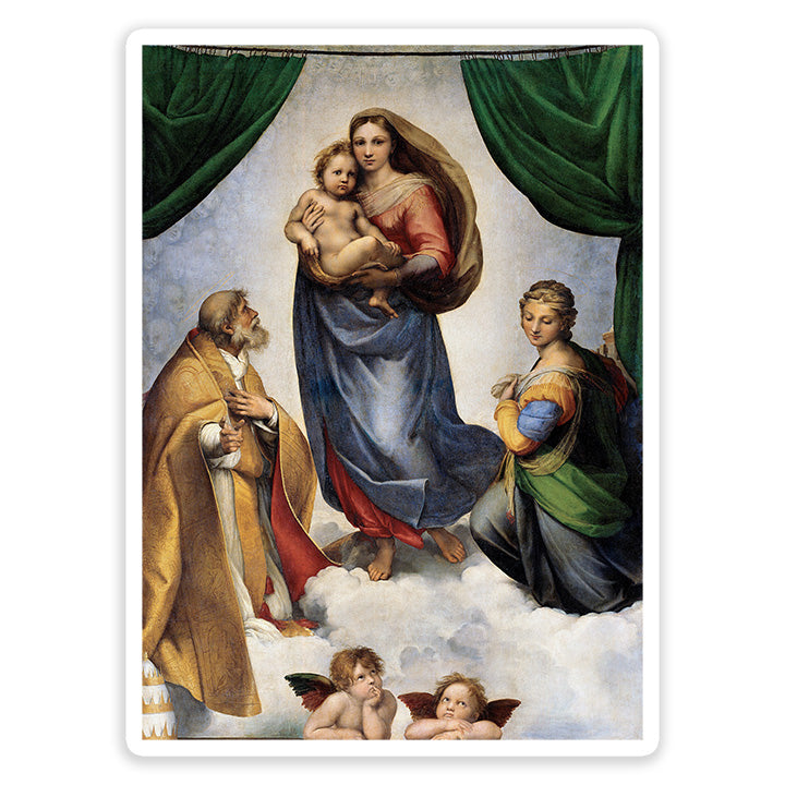 Raphael's The Sistine Madonna Sticker