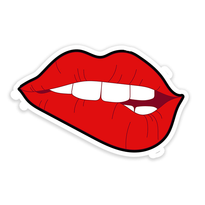 Red sexy lips Sticker