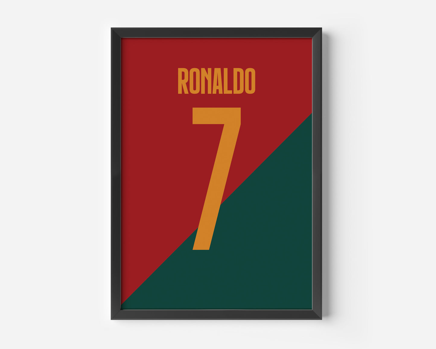 Cristiano Ronaldo back Portugal Poster