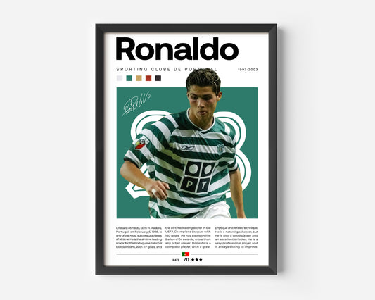 Cristiano Ronaldo Lisbon Poster