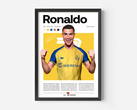 Cristiano Ronaldo Al Nasr Poster