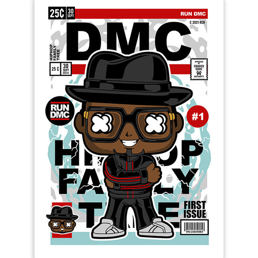 Run DMC pop Art Sticker