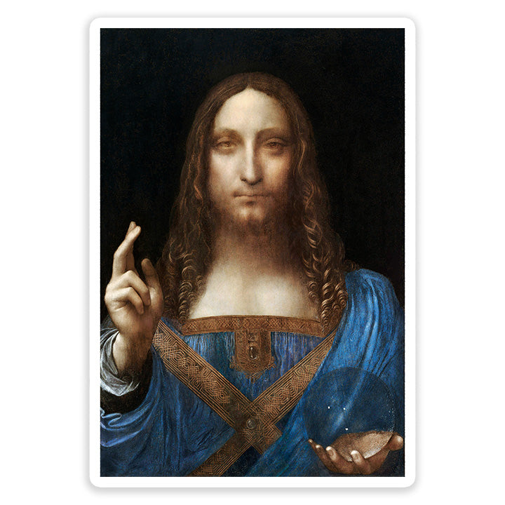 Salvator Mundi Sticker